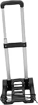 WESIEVYA Motorized Dolly Car Lightweight Foldable Cart Luggage Cart Shopping Trolley Black