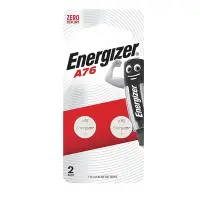 在飛比找Yahoo奇摩購物中心優惠-【Energizer勁量】 鈕扣型A76鹼性電池2顆 吊卡裝