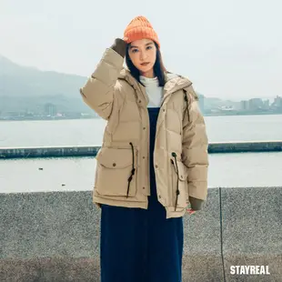 STAYREAL STAY SIMPLE連帽羽絨外套