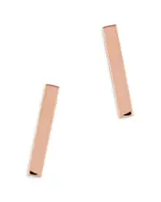 Bloomingdale's Fine Collection Bar Stud Earrings in 14K Rose Gold