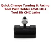 Quick Change Turning & Facing Tool Post Holder (250-102) Tool Bit CNC Lathe AXA