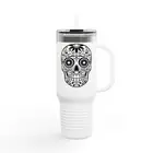 Skull Design Insulated Travel Mug, 40oz