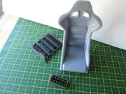 Pocher 1/8 Ferrari F40 Porsche 911 Sparco Racing Seat Transkit OEM W/ Hardware