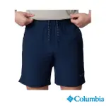 【COLUMBIA 哥倫比亞 官方旗艦】男款-COLUMBIA HIKE快排短褲深-藍色(UAO35620/IS)