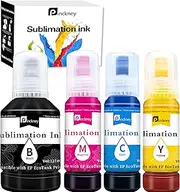 Pinckney ICC-Free Sublimation Refill Ink for EcoTank Printer ET-2400 ET-2720 ET-2760 ET-2800 ET-2803 ET-2830 ET-4800 ET-3760 ET-2850 ET-4700 ET-15000, Vibrant Color