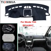 Car Interior Dashboard Dash Mat Non-Slip Sun Cover Pad For Skoda Yeti 2014-2017