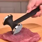 Steak Hammer Mallet Double-Sided Zinc Alloy Meat Tenderizer Meat Pounder Ha GAIR