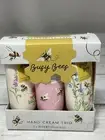 Heathcote & Ivory - Busy Bees Hand Cream Trilogy - 1.01 oz. each - New in Box