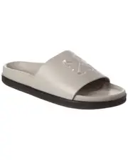 Off-White Pool Time Leather Slide