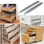Draw Trailer 250mm-700mm Drawer Pair Slides Runners Ball Bearing Full Extension
