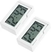 LIGHTAOTAO 2pcs Mini Clock Lightweight Dashboard Clocks for Cars Unique for Students and Easy to Carry and Use Silent Electronic Timekeeping