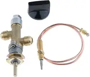 Fire Heater Control Valve W/Thermocouple & Switch, Easy Installation and Stable Performance