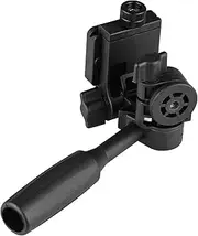 3-Way Pan Tilt Head 360° Panoramic 3KG Payload with Handle Quick Release Plate versal 1/4 Mounting for Camera Tripod Mounting Black One Size