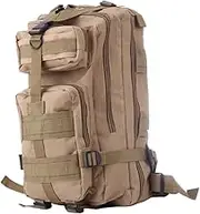 Loveook Backpck Backpack Camouflage Army Backpack for Men Camo Backpack Camo Backpack for Men Backpack Camouflage Hiking Bag (Khaki)