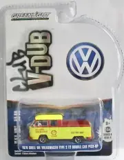 GREENLIGHT CLUB V-DUB 1976 SHELL OIL VOLKSWAGEN TYPE 2 T2 DOUBLE CAB PICKUP