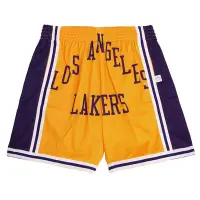 在飛比找Yahoo奇摩購物中心優惠-Mitchell Ness 球褲 NBA Lakers Bi