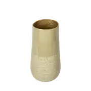 [OneWorld Collection] Elsa Short Vase Beige Gloss