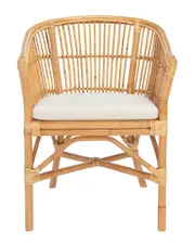 Safavieh Couture Olivia Rattan Accent Chair W/ Cushion