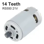 8.2mm 14Teeth Gear RS550 DC Motor 21V 25000RPM Electric Chain Saw Micro Motor US