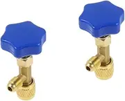 iplusmile 2pcs Car Refrigerant Bottle Opener Refrigeration Hose Fitting Refrigerant Adapter Converter Conditioner Hose Fitting Refrigerant Sealed Valves Can Tap with Tank Adapter Brass