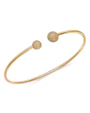Bloomingdale's Fine Collection Diamond Pave Cuff Bangle Bracelet in 14K Yellow Gold, 0.30 ct. t. w.