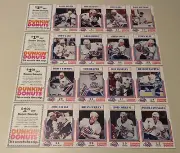 1991-92 Rochester Amerks Americans Complete Set 16 card 4 strip- Dunkin Donuts
