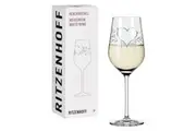 HEART CRYSTAL WHITE WINE GLASS by DORIAN KURZ