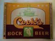 Vintage Lot Of 12 F W Cook Brewers Lables Evansville Indiana 12 OZ Cooks Bock