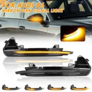 2X Dynamic Blinker For Audi A6 C7 4G S6 2012-2017 LED Turn Signal Lights Mirror (for: Audi)