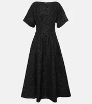 [Simkhai] Simkhai Rosalie jacquard midi dress UK 8 black