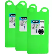 Snow Sled Flexible Carpet Sled 36" Snowboard for Kids-Green 3 Pack