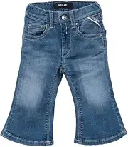 [Replay] Girls' Power Stretch Jeans, Blue (Light Blue 010), 36 Months, Light Blue 010, 3 Years