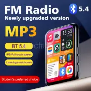 Bluetooth 5.4 MP3 Player Touch Screen Portable Music Speaker FM Radio E-book
