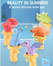 3D Dinosaur Water Gun For Kids Summer Cute Tyrannosaurus Water Spray Gun Toys