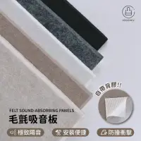 在飛比找momo購物網優惠-【Jo Go Wu】毛氈隔音棉30X30-24入/2包(消音