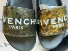 New Givenchy Logo Transparent Rubber Pool Slides Sandals Eur 37/ US 7