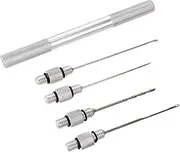 ibasenice 1 Set European Style Fishing Tackle Set with Hooks Bait Holder Lures Durable Aluminum Alloy for Freshwater Saltwater Fishing Enthusiasts