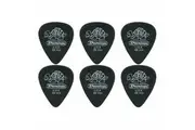 6 x Jim Dunlop Tortex Pitch Black .88MM Guitar Picks 488R Free Shipping