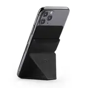 Moft X Universal/Portable Phone Stand w/ Cards RFID Protection Holder Black