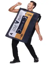 Love 80s Cassette Tape Adult Costume