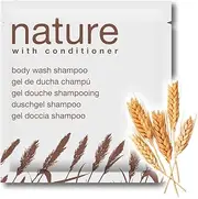 GPQ - Shower gel/shampoo 2-in-1 nature, 400 units x 8 sizes, hotel equipment, with conditioner, paraben-free, for hotels, country houses, apartments, AirBnB, B&B, etc