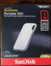 SanDisk 1TB Extreme Portable Black External SSD - Up to 1050 MB/s - USB-C - NEW!