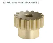 BOSTON GEAR Y4818 SpurGear,48DP,20PA,18Teeth,Brass, 20 Degree Pressure, NIB