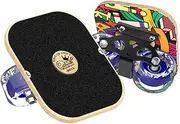 Drift Skates, Split Maple Skateboard with Sports Alloy Bracket and High-end Bearings, Unisex for Adult Beginners