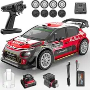 Speedywheels MJX Hyper Go 14303 1/14 RC Car Brushless 2.4G Remote Control 4WD Off-Road Vehicle High Speed RC Cars, Toys for Adults, Licensed Citroen Rally Car
