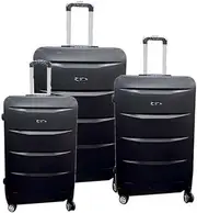 [Lylac Homeware] LYLAC Travel Luggage S/3 20"/24"/28" Black 3PCS