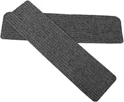 Veemoon 2Pcs Non Slip Stair Mats Washable Adhesive Step Pads for Household Use Prevent Scratching and Damage for Steps Grey