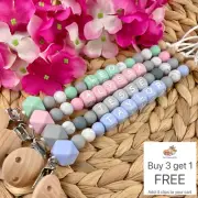 Personalised Dummy Clip - Baby Pacifier Chain - Soother Holder - Dummie Strap