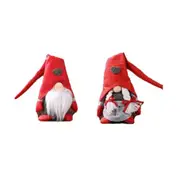 Christmas Decorations Faceless Doll Ornament Male Female Seasonal Decorations