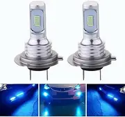 HOCOLO H7 LED Bulbs Ice Blue DRL Fog Driving Light Brighting Daytime Running Lamp Replace Halogen 3570 CSP Chips High Brightness Car Vehicle Parts Plug-N-Play High Power Pack 2(H7_Fog, Ice Blue/8000K)